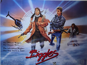 Original 1986 Biggles UK Quad Poster