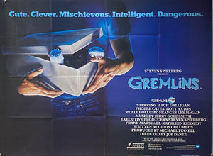 Original 1984 Gremlins UK Quad Poster