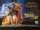 Original 1990 Back To The Future 3 UK Quad Poster