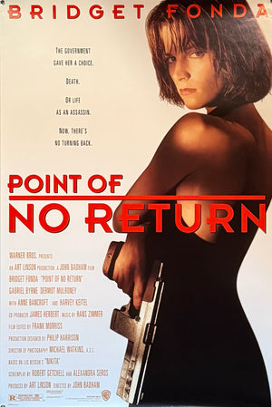 Original 1993 Point of No Return – UK One Sheet Poster