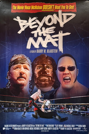 Original 1999 Beyond the Mat – Wrestling Documentary – UK One Sheet Poster