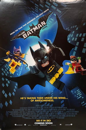 Original 2017 The LEGO Batman Movie – Advance Teaser – UK One Sheet Poster