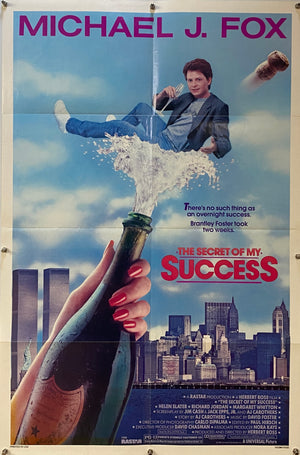 Original 1987 The Secret Of MY Success US One Sheet Poster