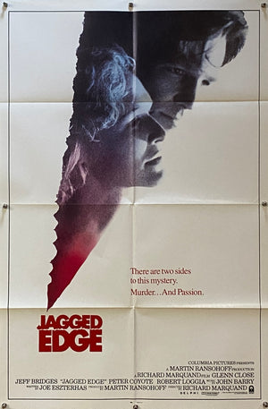 Original 1985 Jagged Edge - US One Sheet Poster