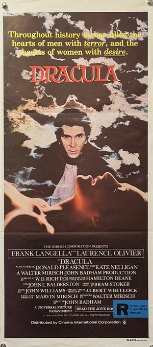Original 1979 - Dracula – Australian Daybill Movie Poster