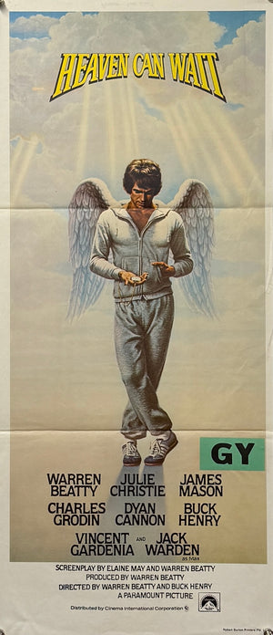 Original 1978 - Heaven Can Wait – Australian Daybill Movie Poster