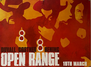 Original 2004 Open Range Teaser -UK Quad Poster