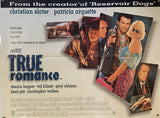 Original 1993 True Romance UK Quad Poster