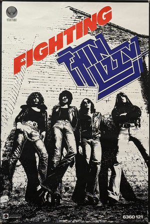 Original 1975 - Thin Lizzy - Fighting - Album Promo Poster