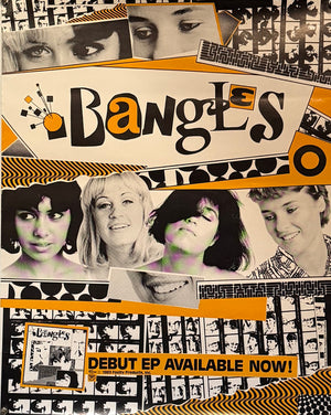 Original 1983 - The Bangles – Debut EP Release Promo Poster