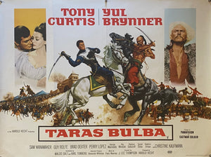 Original 1962 Taras Bulba UK Quad Poster