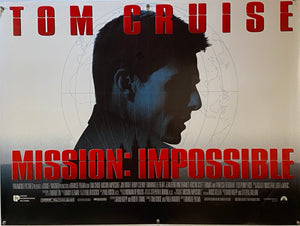 Original 1996 Tom Cruise - Mission Impossible UK Quad Poster