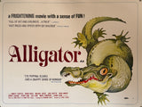 Alligator (1980) Original UK Quad Poster — First Release AA Rated Creature Feature