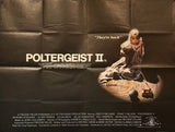 Poltergeist II (1986) – Original UK Quad Poster – First Release 15 Certificate – Rare 80s Horror