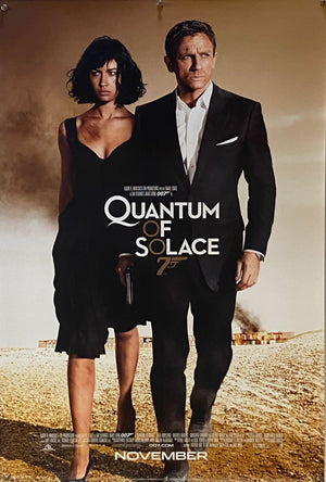 Original 2008 Daniel Craig - Quantum Of Solace - UK One Sheet Poster