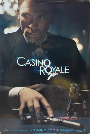 Original 2006 Daniel Craig - Casino Royale - Teaser UK One Sheet Poster Set