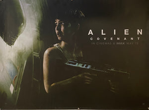 Original 2017 Alien Covenant UK Quad Teaser Poster