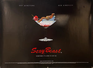 Original 2000 Sexy Beast UK Quad Poster