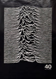 Original 2019 - Joy Division – Unknown Pleasures - 40th Anniversary Bus Stop Poster