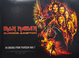 Original 2025 - Iron Maiden, Burning Ambition - UK Quad Cinema Poster
