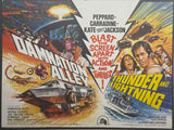 Original 1978 - Damnation Alley/ThunderAnd Lightning - Double Bill UK Quad Poster