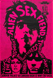 Original 1986 Alien Sex Fiend Camden Palace Concert Poster
