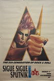 Original 1986 - Sigue Sigue Sputnik - Love Missile F1-11 Promo Bus Shelter Poster