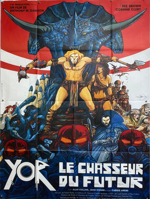 Original 1983 YOR -  The Hunter From The Future, French Grande Poster