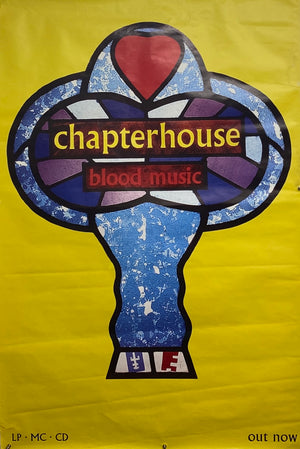 Original 1993 Chapterhouse - Blood Music UK 4 Sheet poster