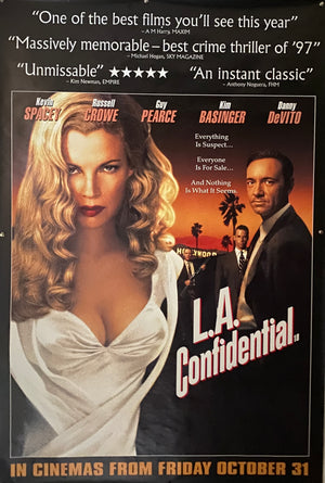 Original 1997 LA Confidential UK 4 Sheet (Bus Shelter) Poster