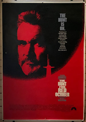 Original 1990 The Hunt For Red October - UK 6 Sheet Poster