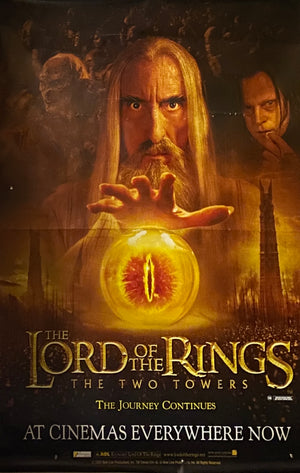 2 x Original 2002 Lord of the Rings - The Two Towers - UK 6 Sheet Posters