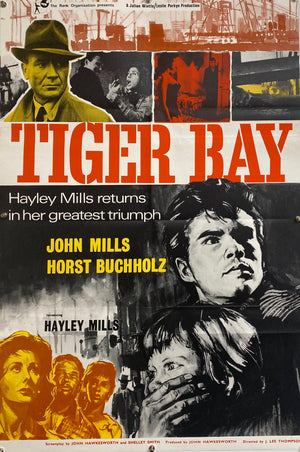 Original 1959 Tiger Bay UK One Sheet Poster
