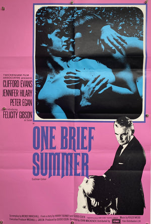 One Brief Summer - 1971 - Original English One Sheet
