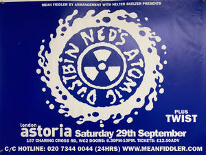 Original 2001 Ned's Atomic Dustbin - London Astoria Concert Poster