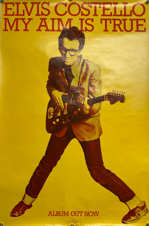 1977 Elvis Costello - My Aim is True - Original Promo Poster