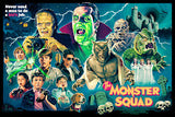 The Monster Squad - Original Tom Walker Graphic Art Print - Green Version