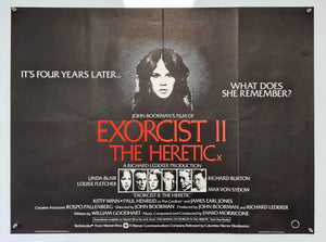 The Exorcist 2: The Heretic - 1977 - Original UK Quad