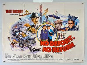 No Deposit, No Return - 1976 - Original UK Quad