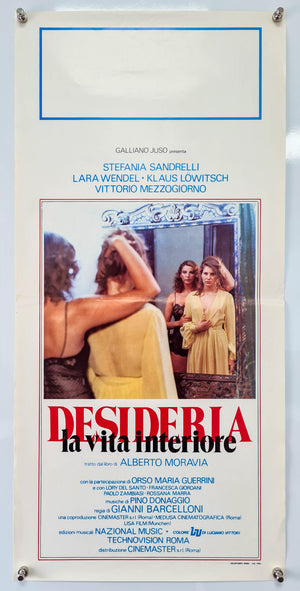 Desideria: La Vita Interiore - 1980 - Original Italian Locandina
