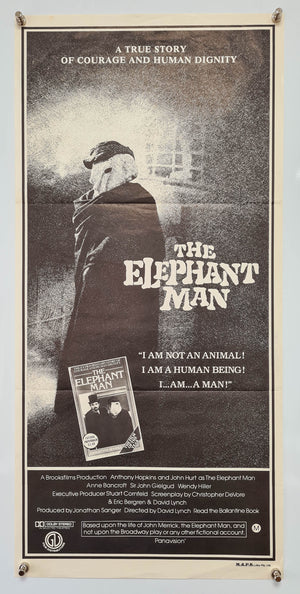 The Elephant Man - 1980 - Original Australian Daybill