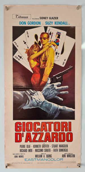 The Gamblers (Giocatori D'Azzardo) - 1970 - Original Italian Locandina