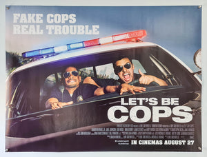 Let's Be Cops - 2014 - Original UK Quad