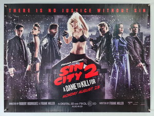 Sin City 2: A Dame To Kill For - 2014 - Original UK Quad