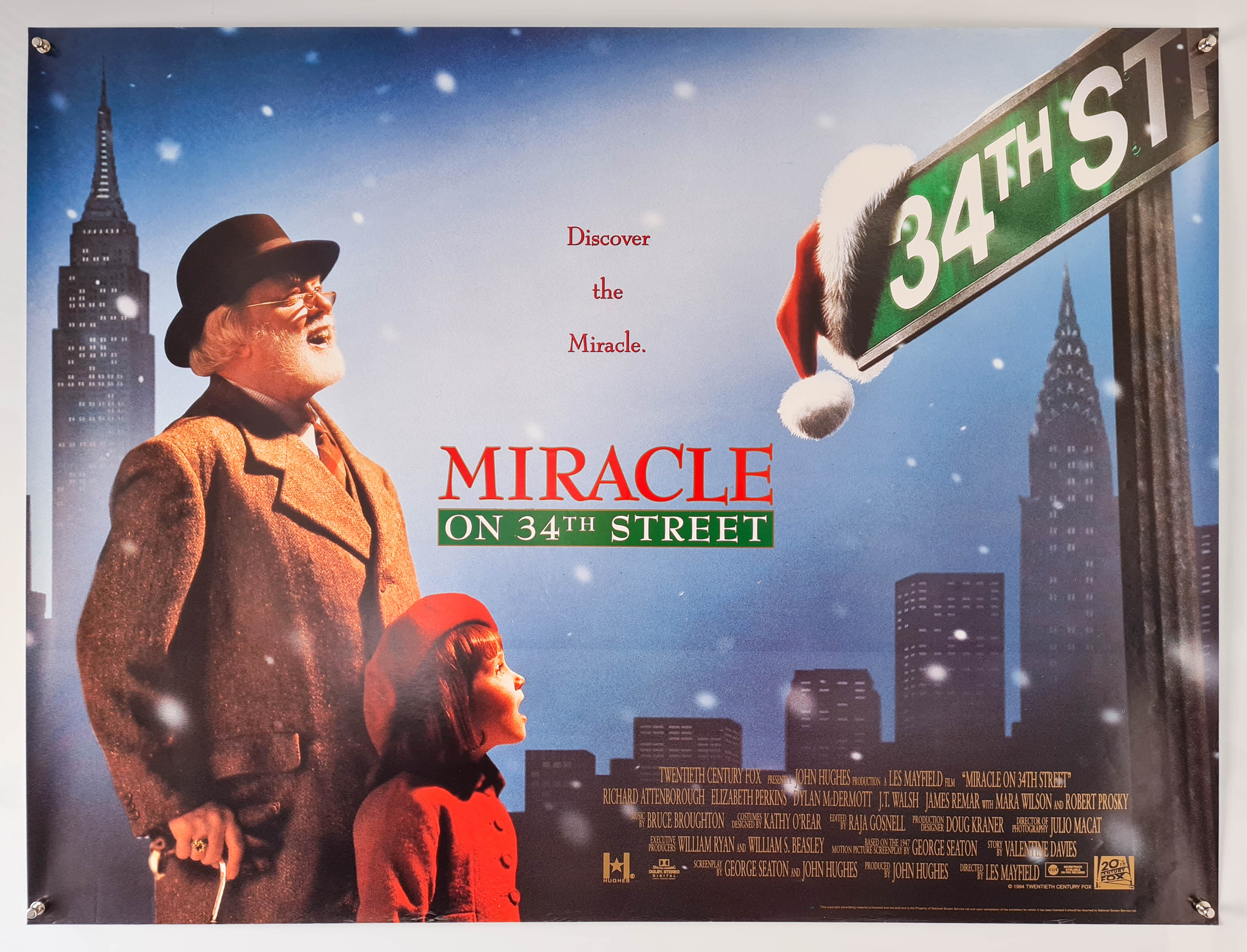 miracle on 34th street 1994 poster