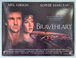 Braveheart - 1995 - Original UK Quad