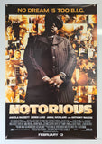 Notorious - 2009 - Original English One Sheet