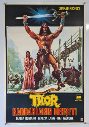 Thor The Conqueror - 1984 - Original Turkish Poster