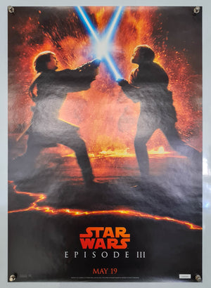 Star Wars: Episode 3 - Revenge of the Sith - Anakin and Obi Wan - 2005 - Original Poster