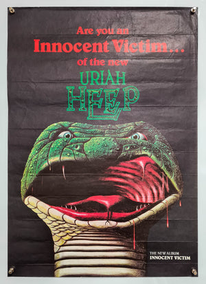 Uriah Heep - Innocent Victim - 1977 - Original Promo Poster
